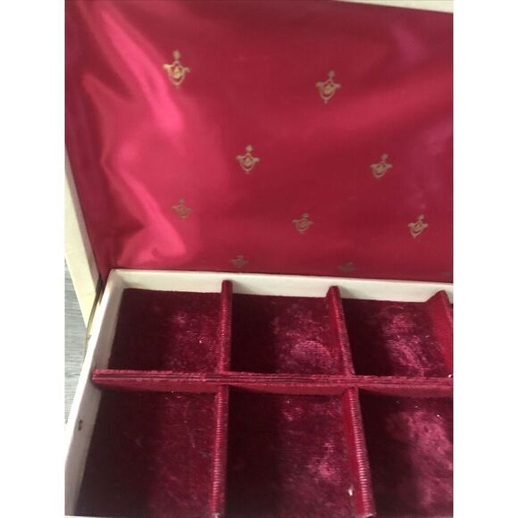 Bond Street Jewelry Box With Red Felt Liner. Vintage - Picture 4 of 16